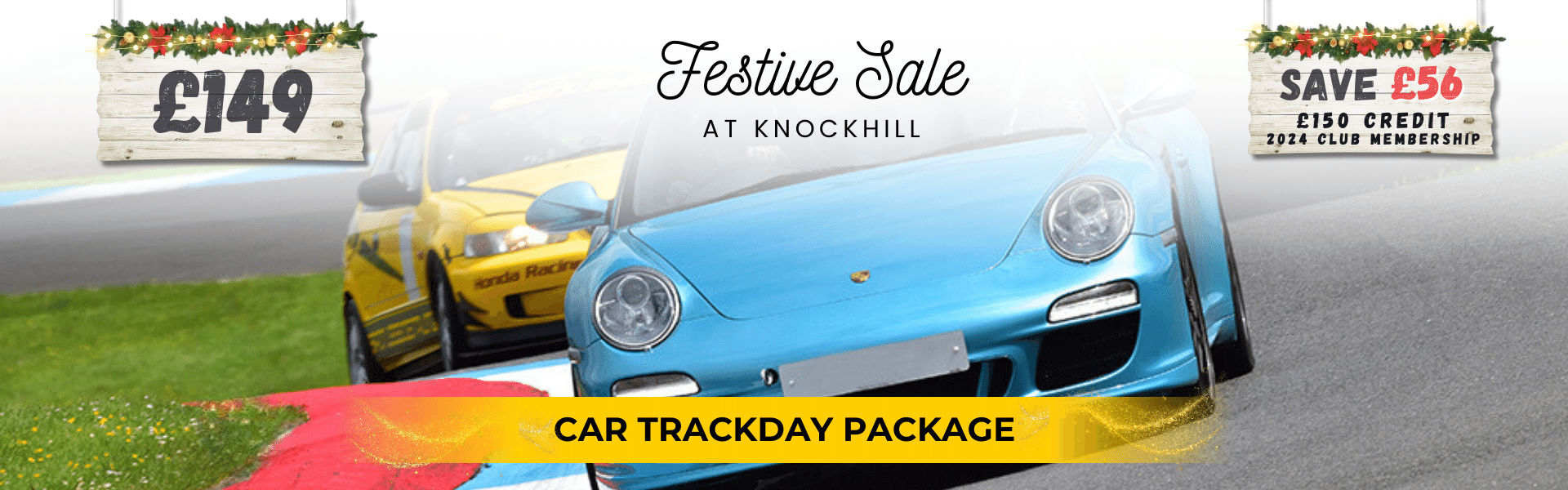 Car Trackday Package with £150 Credit
