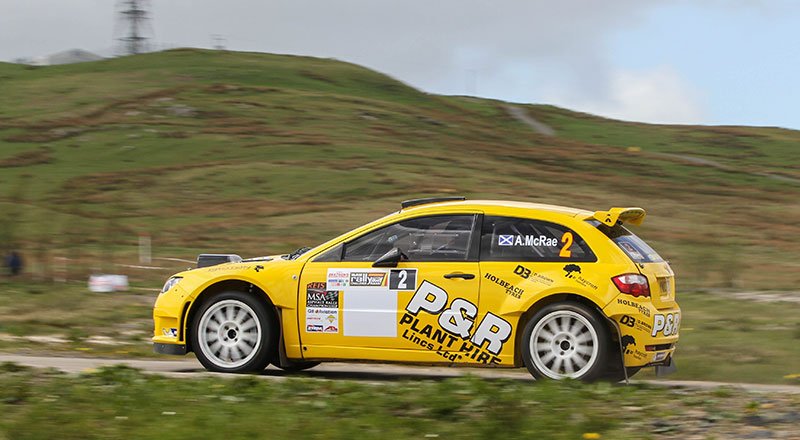 McRae Rally Challenge event at Knockhill Racing Circiit